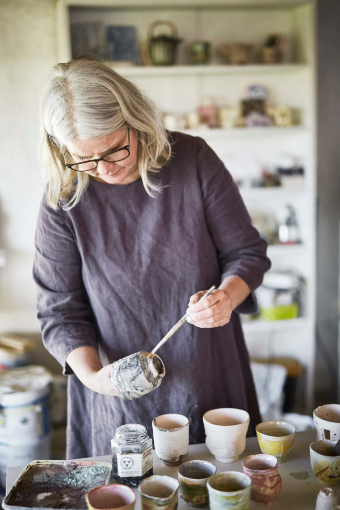 Helle Bovbjerg i arbejde